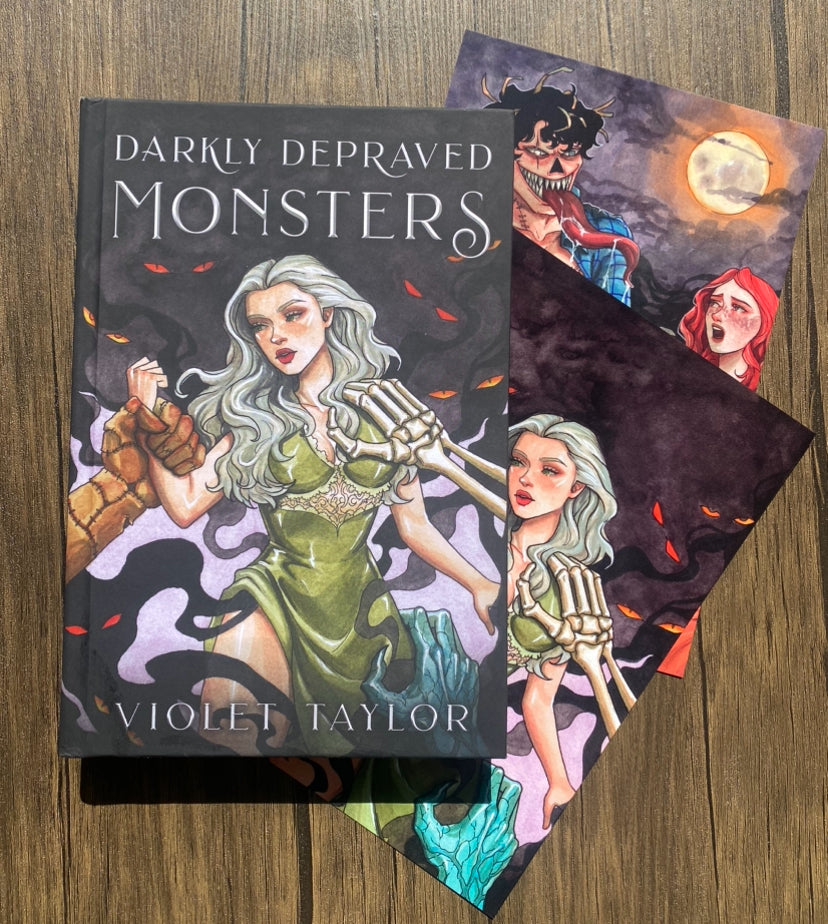 Pre-order BOOK BUNDLE Darkly Depraved Monsters + SFW/NSFW prints (includes Scarecrow print)