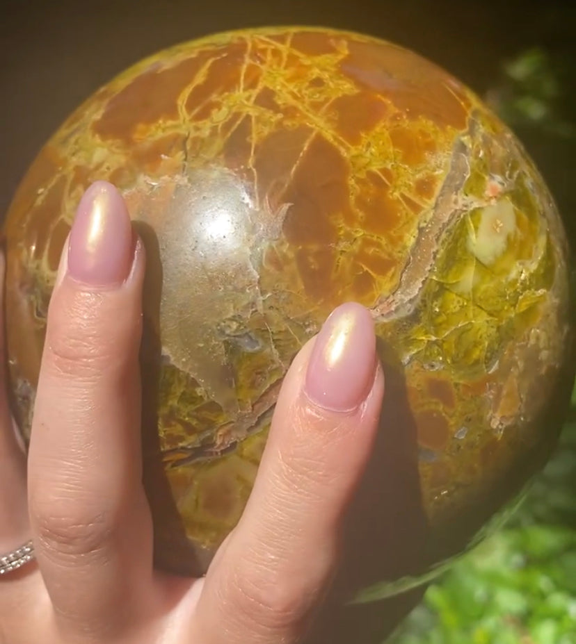 5.4lb Green Opal Sphere