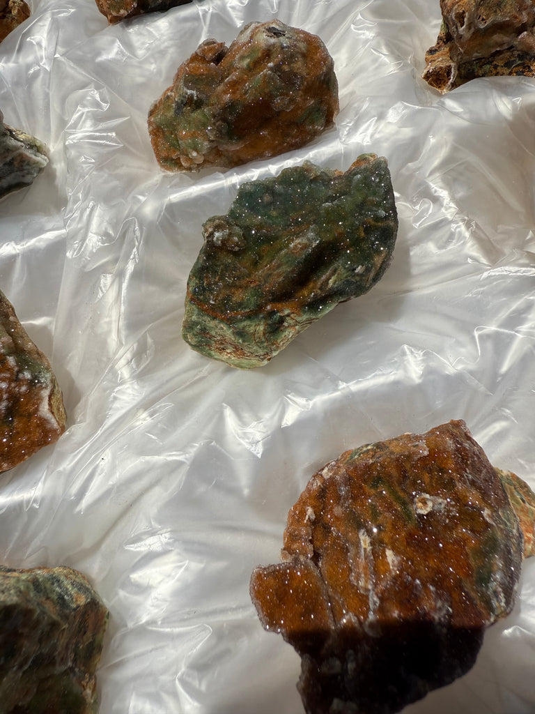 Druzy Chrome Chalcedony from Turkey! 15pcs