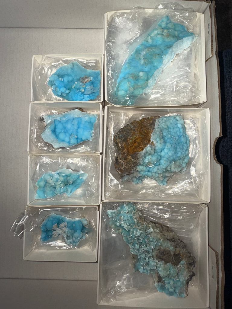 Cotton Candy Blue Aragonite lot 2