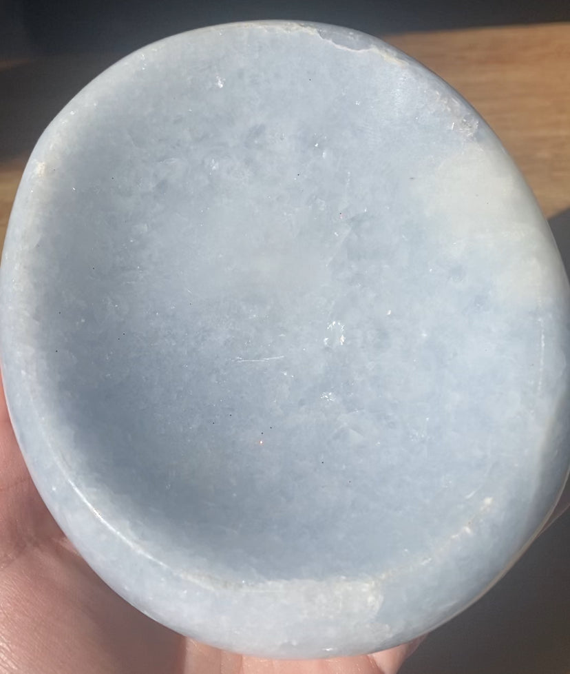 Blue Calcite Bowl 1.7lb