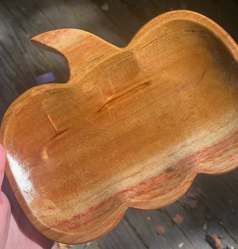 Wooden Pumpkin Bowls