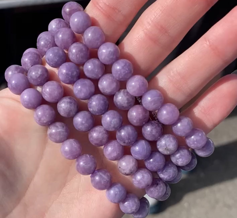 Namibian Lepidolite Bracelets