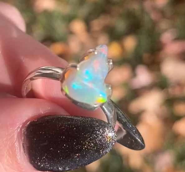 Ethiopian Welo Opal Rings