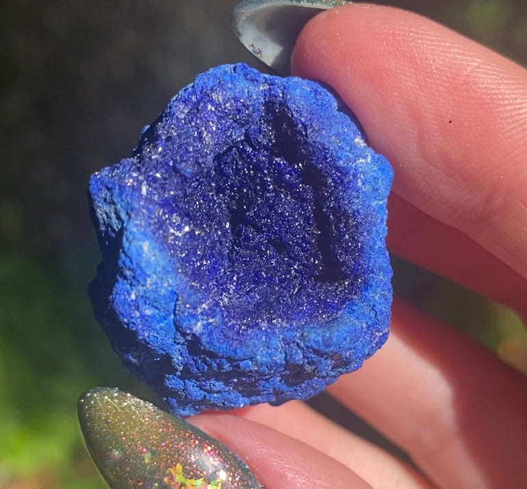 Extremely Rare Large Azurite Geode