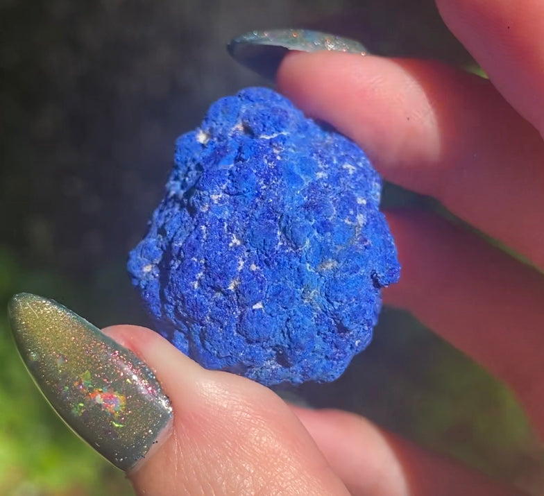 Extremely Rare Large Azurite Geode