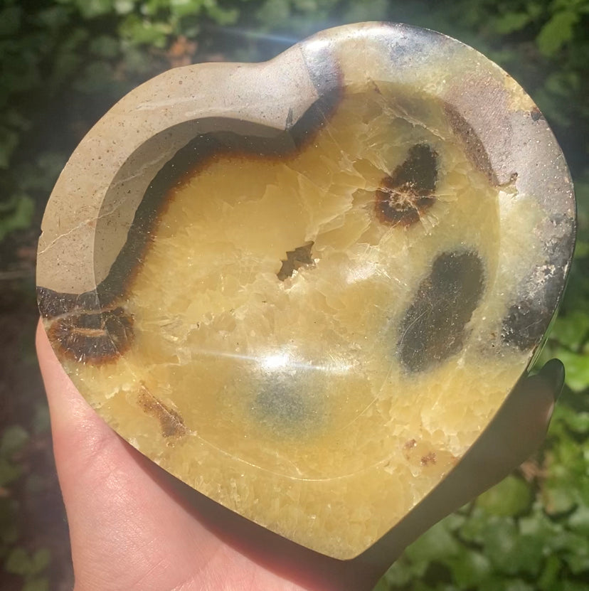 Septarian orders druzy heart