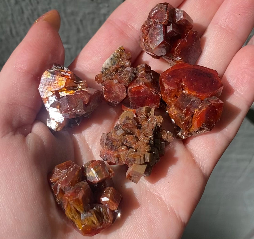 High Grade Vanadinite Crystals