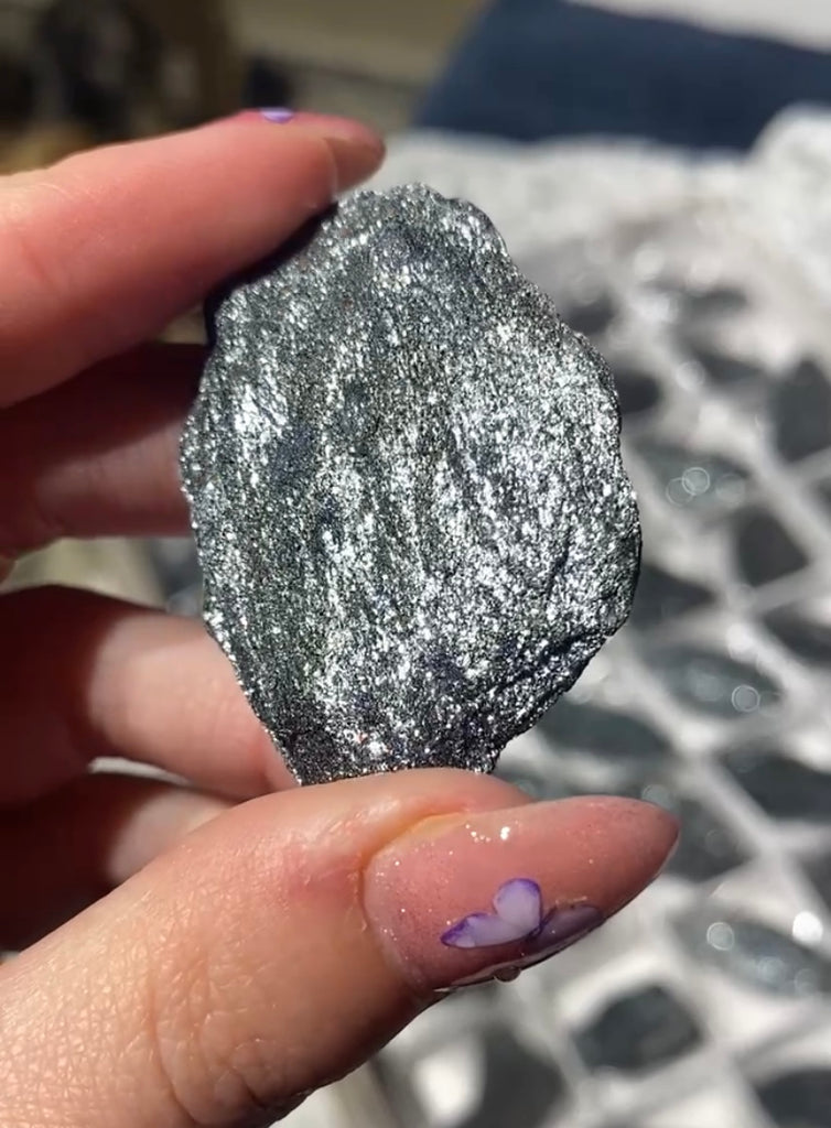 Silver Specular Hematite