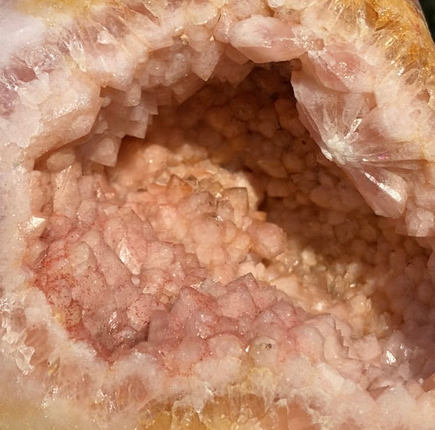 Pink Amethyst Geode- EXTREMELY RARE 2.3lb