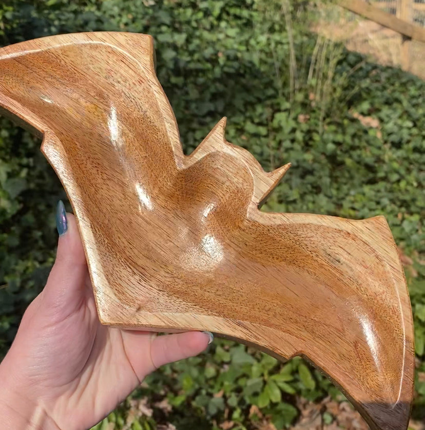 Wooden Bat Bowls